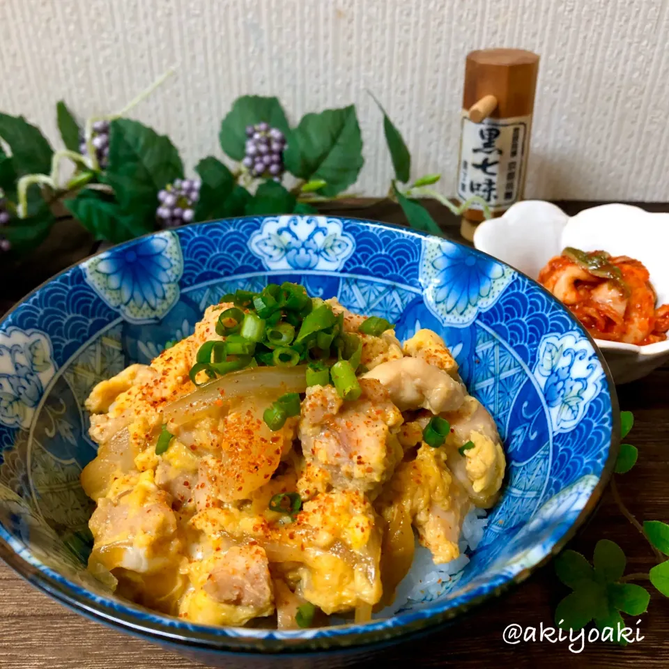 親子丼|Akiyoෆ¨̮⑅さん