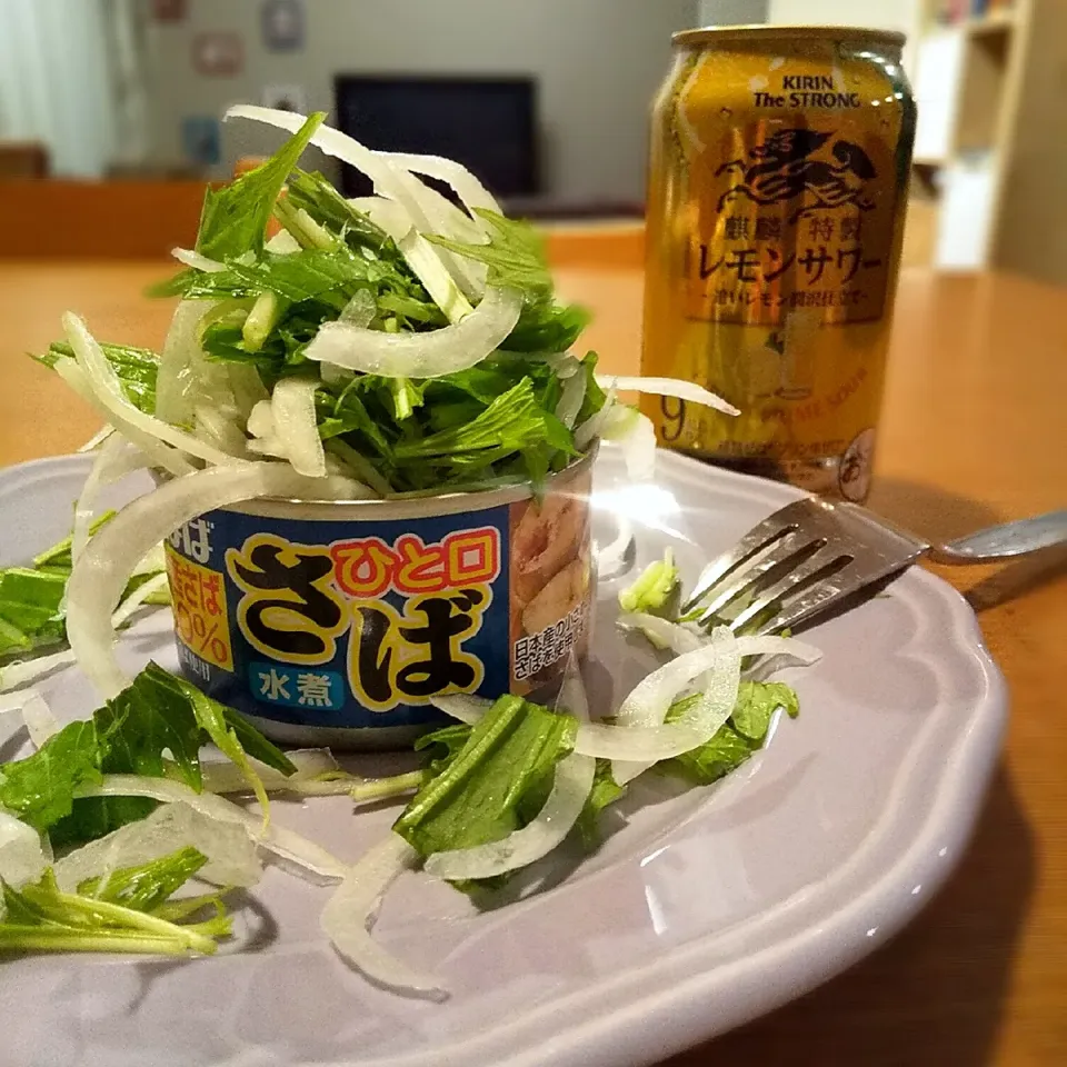 YUKIさんの料理 サバ缶サラダ|まきごろうさん