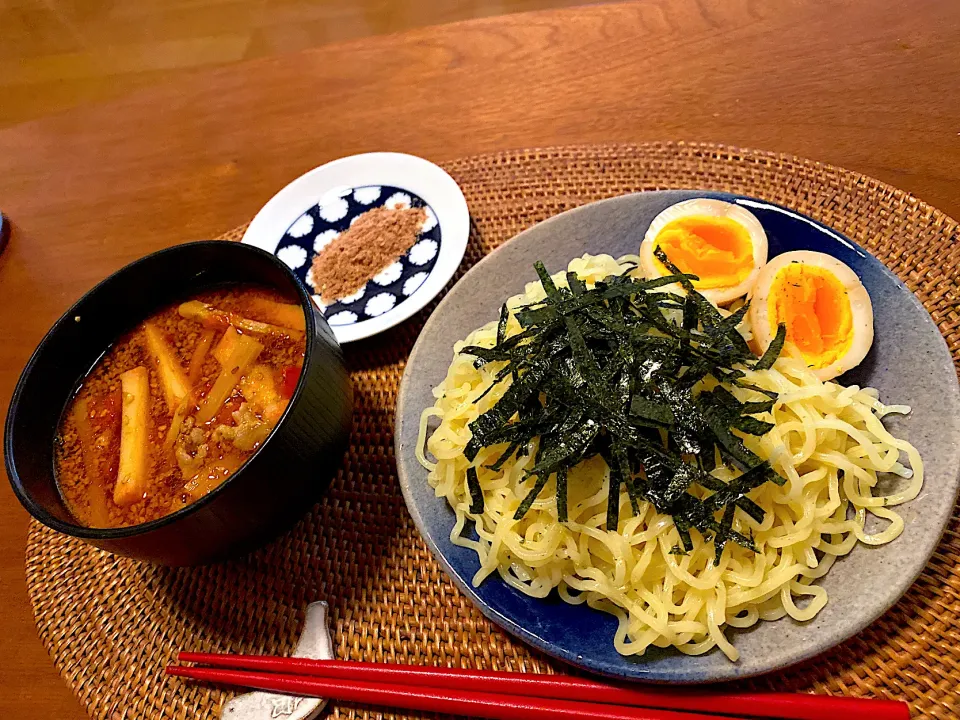 Snapdishの料理写真:トマトのつけ麺🍅|yokoさん