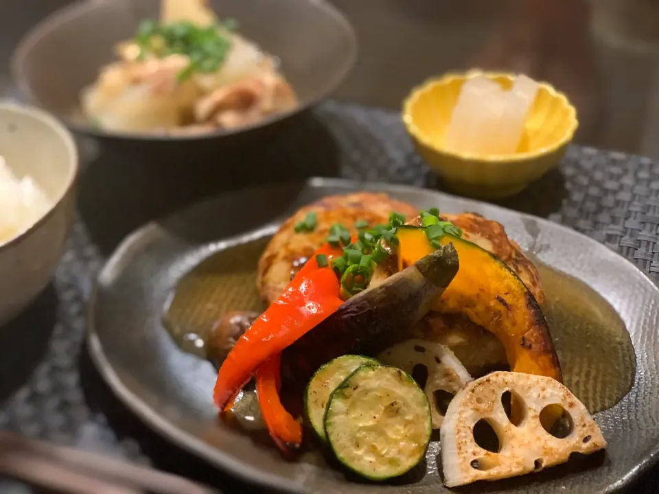 シャキシャキレンコンの和風ハンバーグ|たいしょうさん