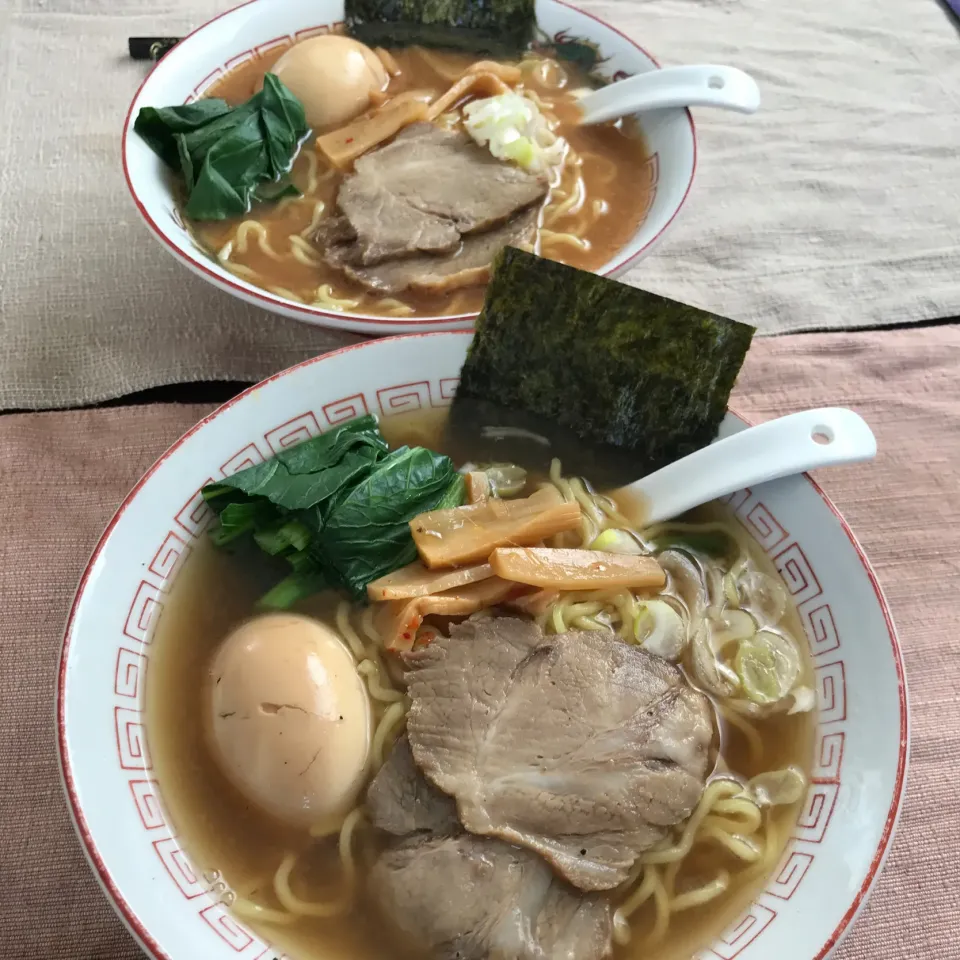 Snapdishの料理写真:ラーメン、味噌●醤油|純さん