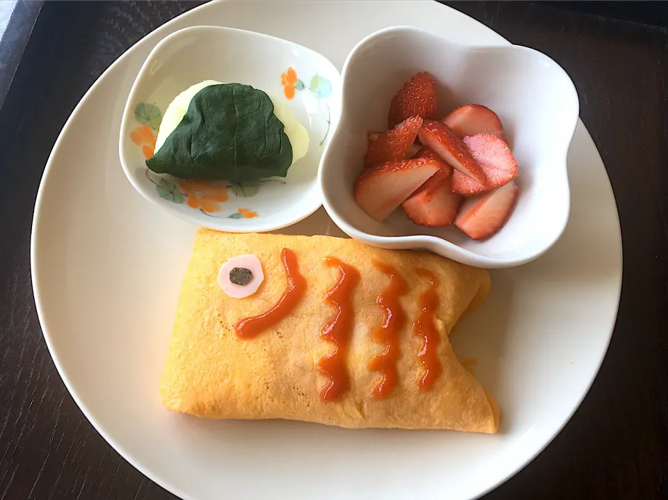 〜子供の日　1歳4ヶ月　本日の息子鯉のぼりランチ〜2020.4.26|yuuさん