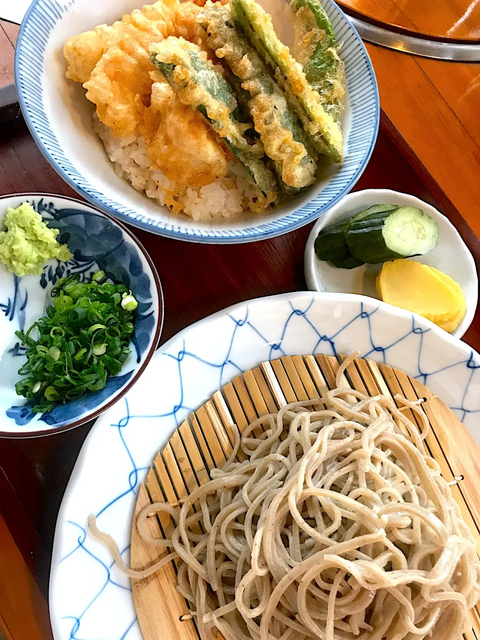 せいろ蕎麦と天丼|ATSUMIさん