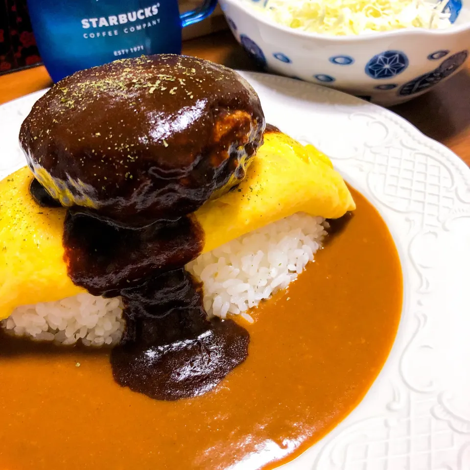 【オムハンバーグカレー♪】|ristorante_sallyさん