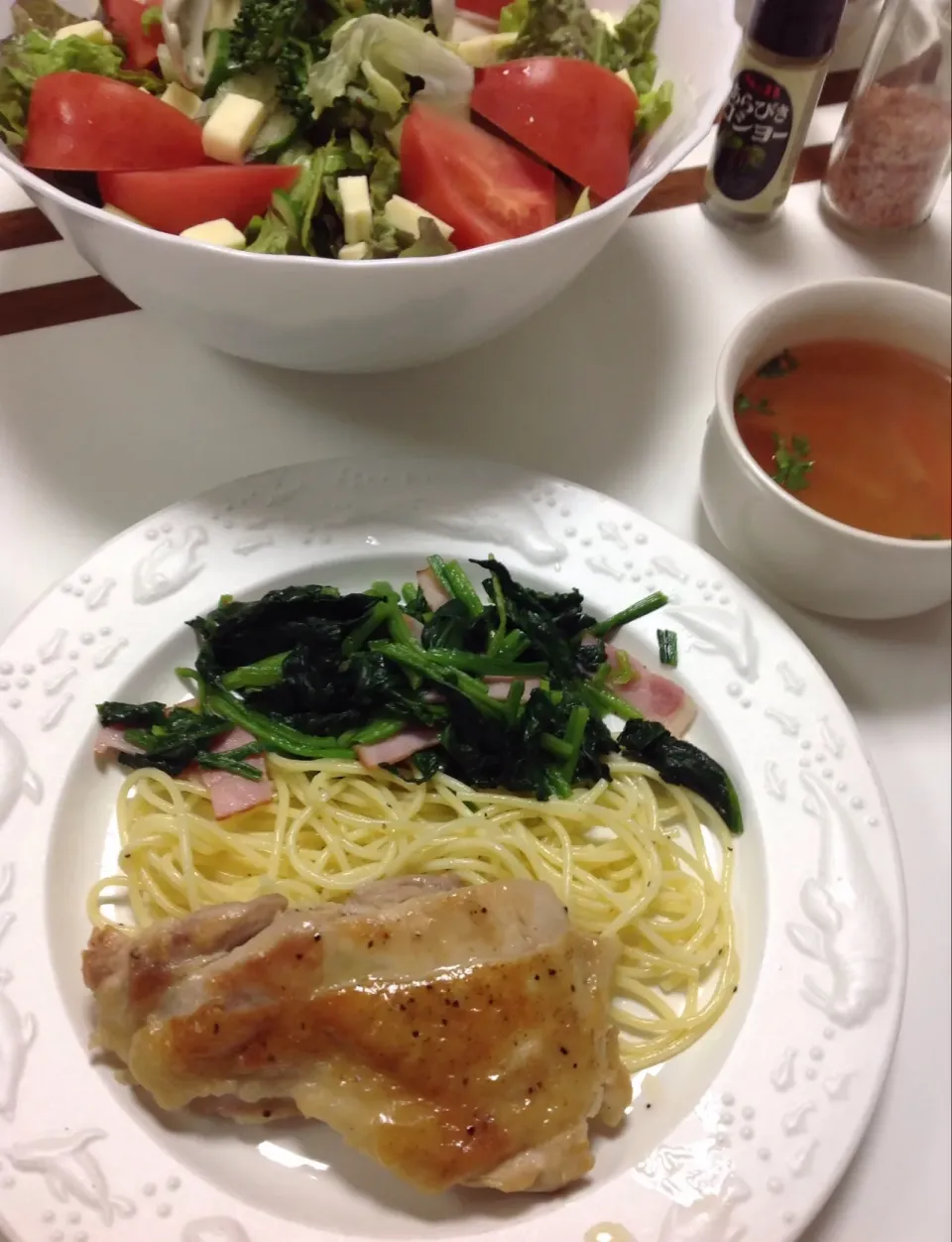 Snapdishの料理写真:晩ごはん|Sanままさん