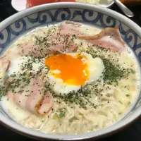 カルボナーラ塩ラーメン|せきぐちさん