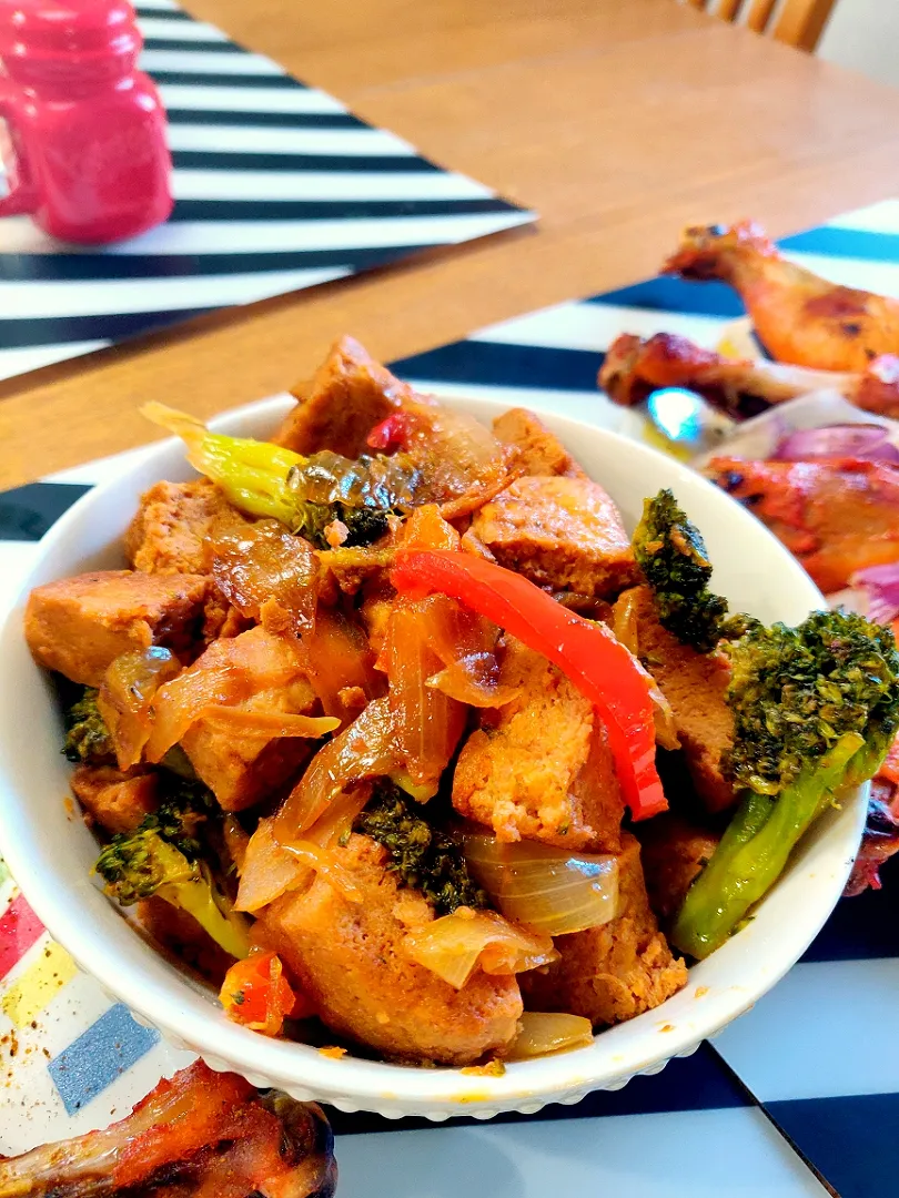 Tofu Broccoli stir fry|PremTheFoodLoverさん