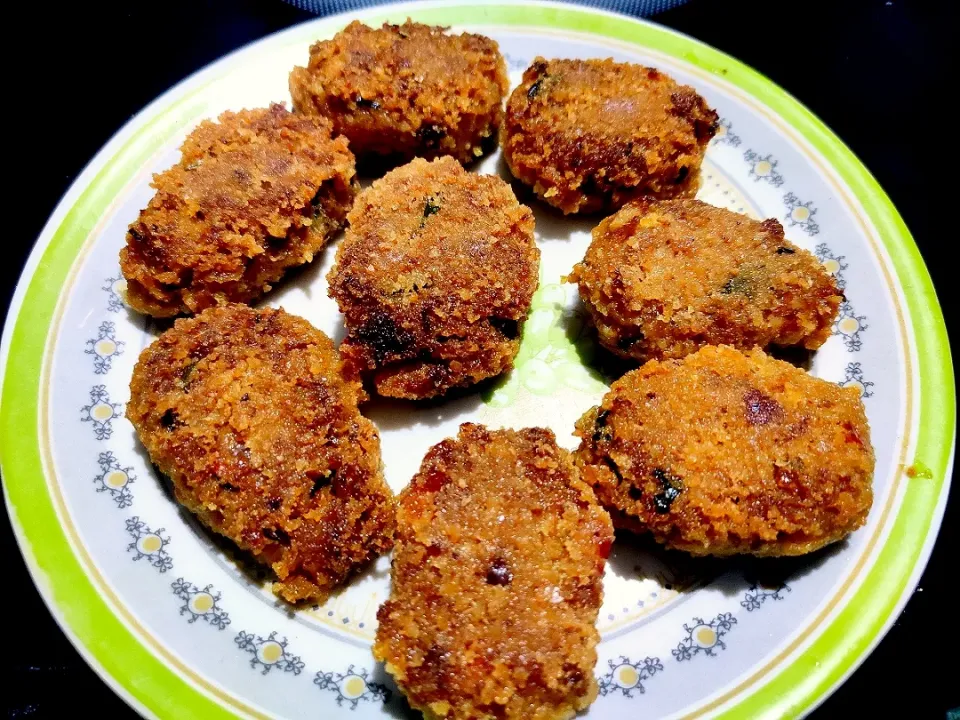 Snapdishの料理写真:Soya chunk's cutlet|Rakhi Bina Ghoshさん