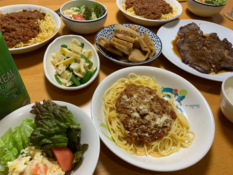 Snapdishの料理写真:昨日の夜ごはん✩.*˚2020.4.26.|kimikimiさん