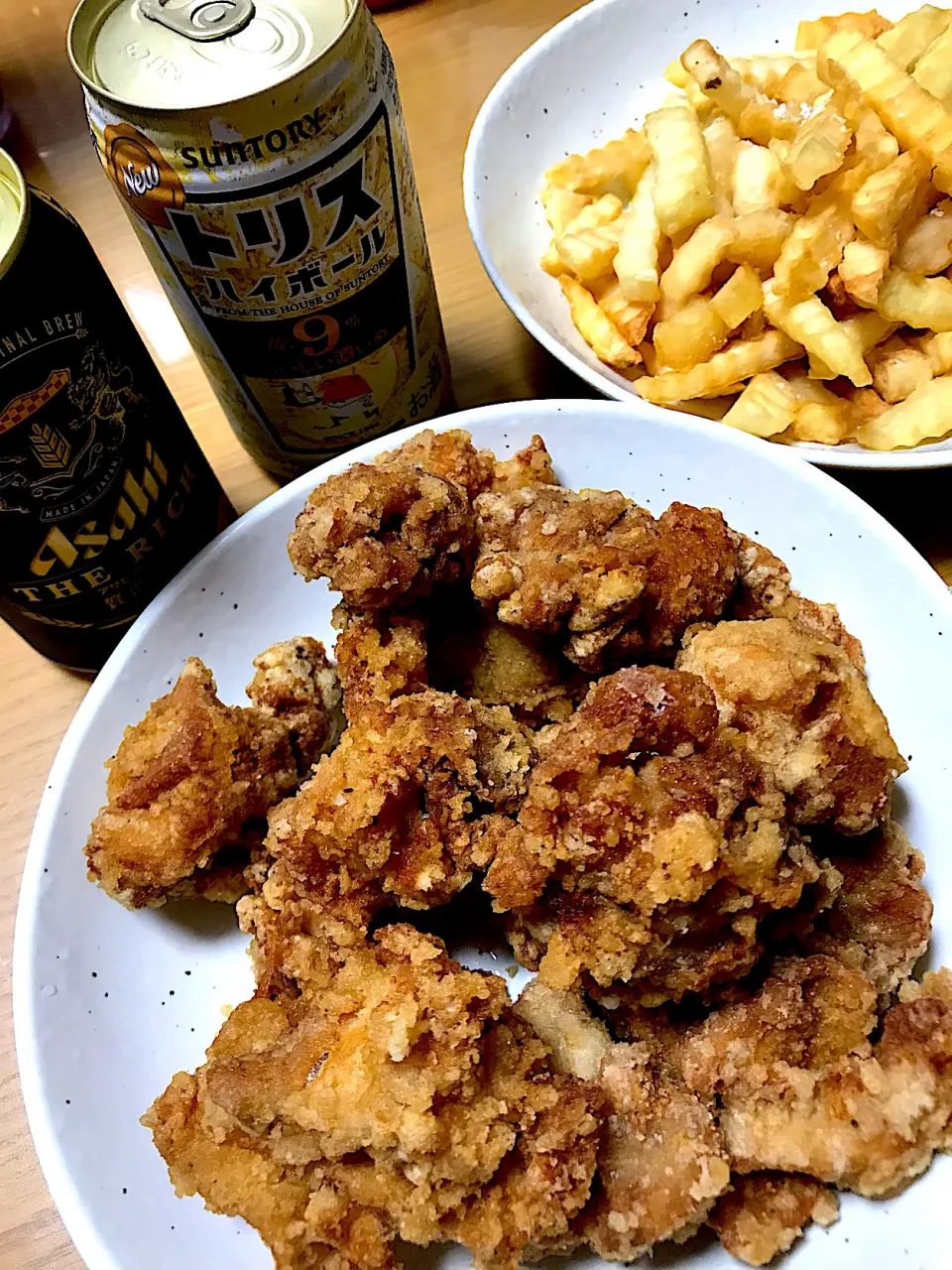 からあげ&ポテトで宅飲み|sinさん