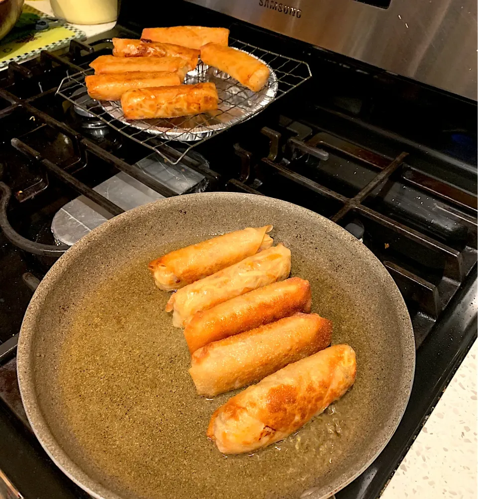 Lumpiang Togue sautéed bean sprouts eggroll|🌺IAnneさん