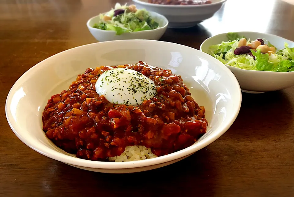 大豆のお肉でキーマカレー🍴|いく❤️さん