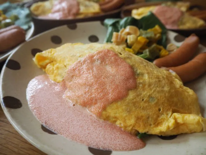 ✽たらこクリームオムライスランチ✽|＊抹茶＊さん