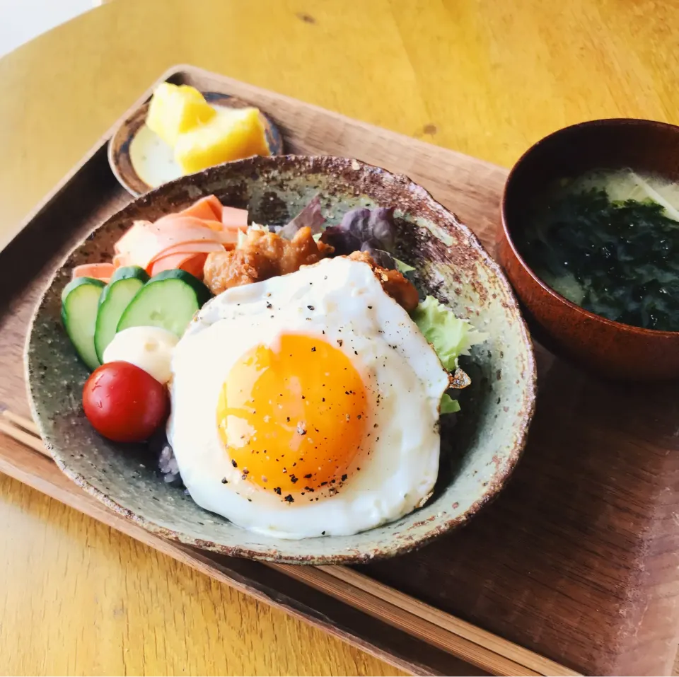 鶏肉タレ漬け丼|hibi_apeさん