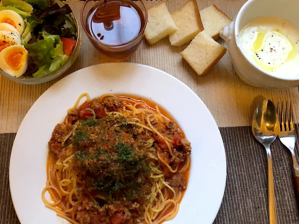 夜ごはん🍝🥫🍝|ゴンさん