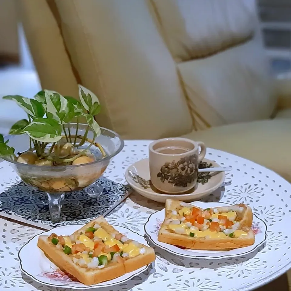 baked tuna cheese & ☕|ģřãçîöůşさん