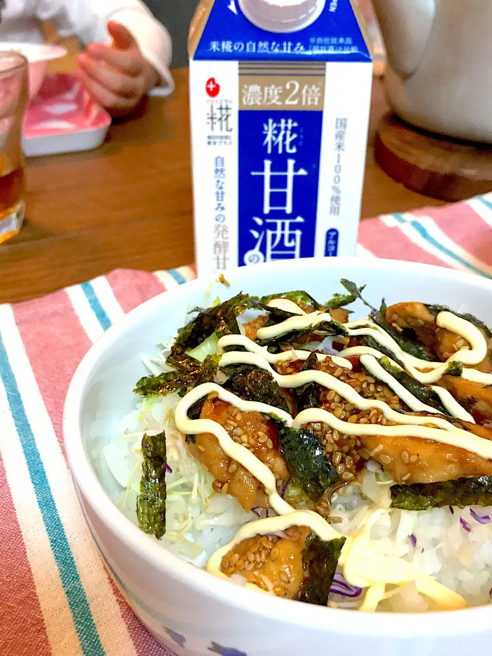 鶏照り焼き丼♪|☆マミ☆さん