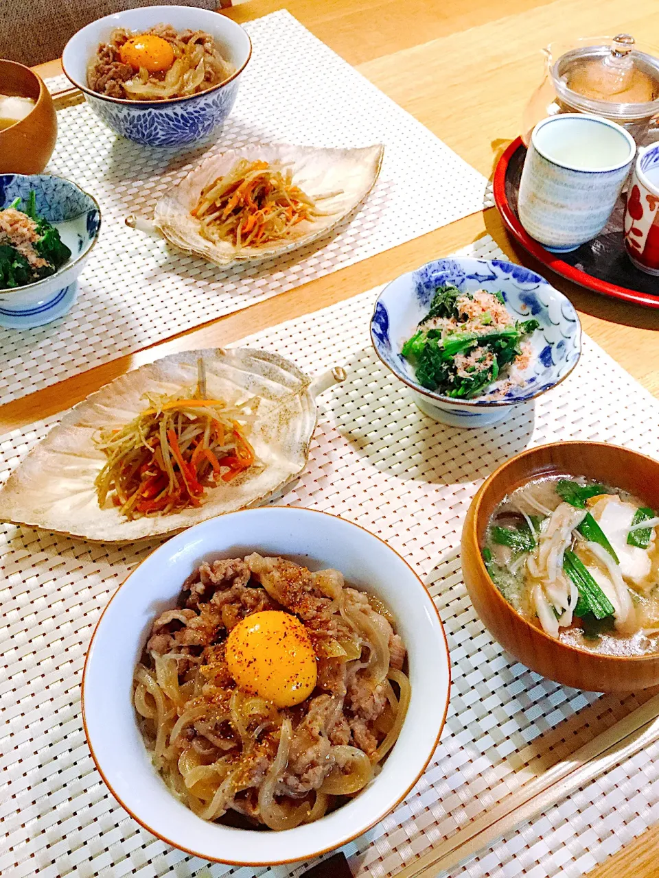 Snapdishの料理写真:牛丼、きんぴら牛蒡|papinさん