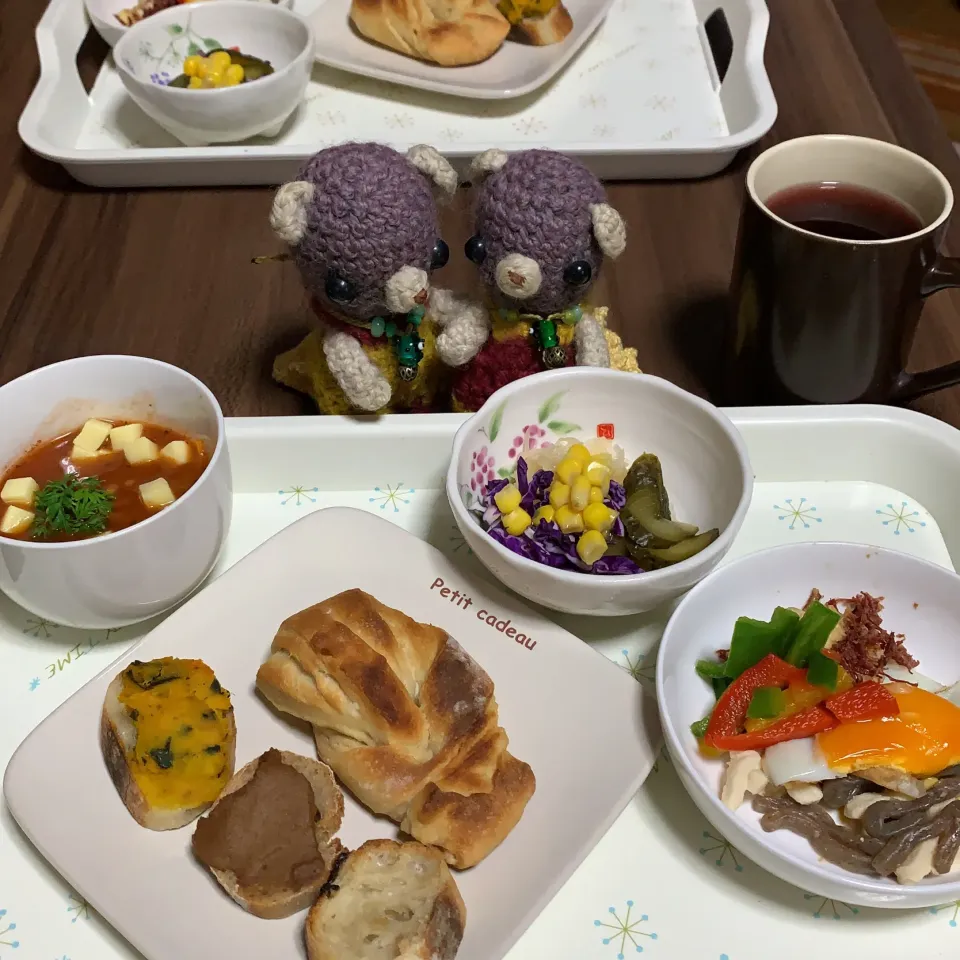 Snapdishの料理写真:あさごぱん。（╹◡╹）|chagashiさん