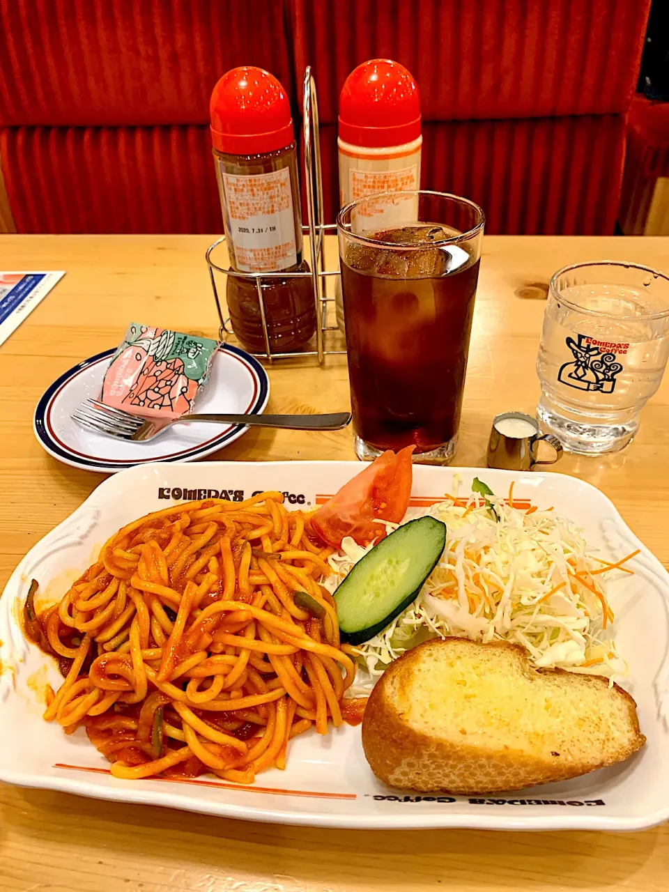 コメダ珈琲店で朝ご飯😊❣️「喫茶店の王道　ナポリタン」頂いてまーす😄❣️👍👍👍|ROSE & ROSEさん