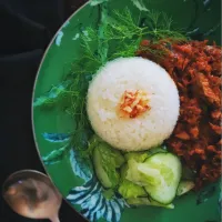 Snapdishの料理写真:南国風のサバ缶カレー