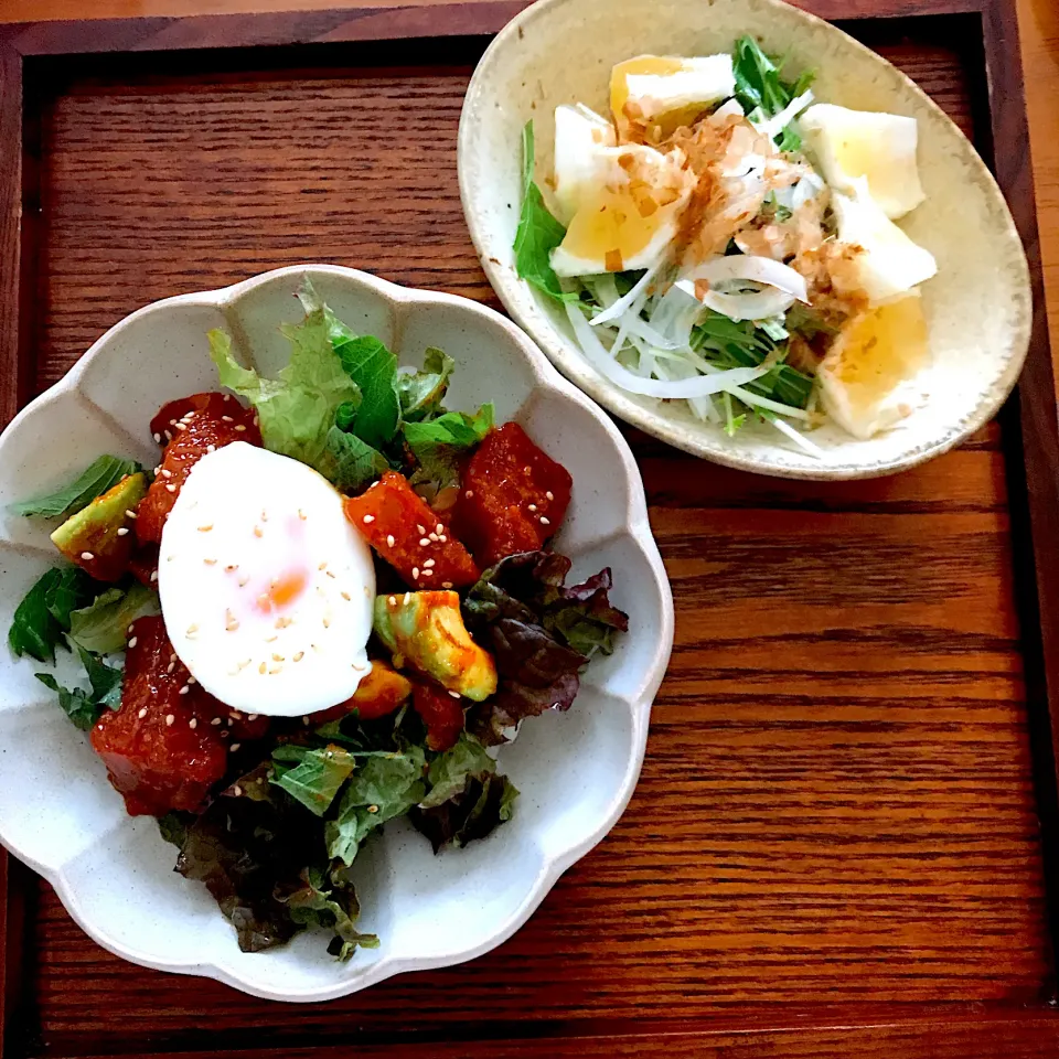 まぐろとアボガドの韓国っぽい丼【ご飯少なめ】|AKKOさん