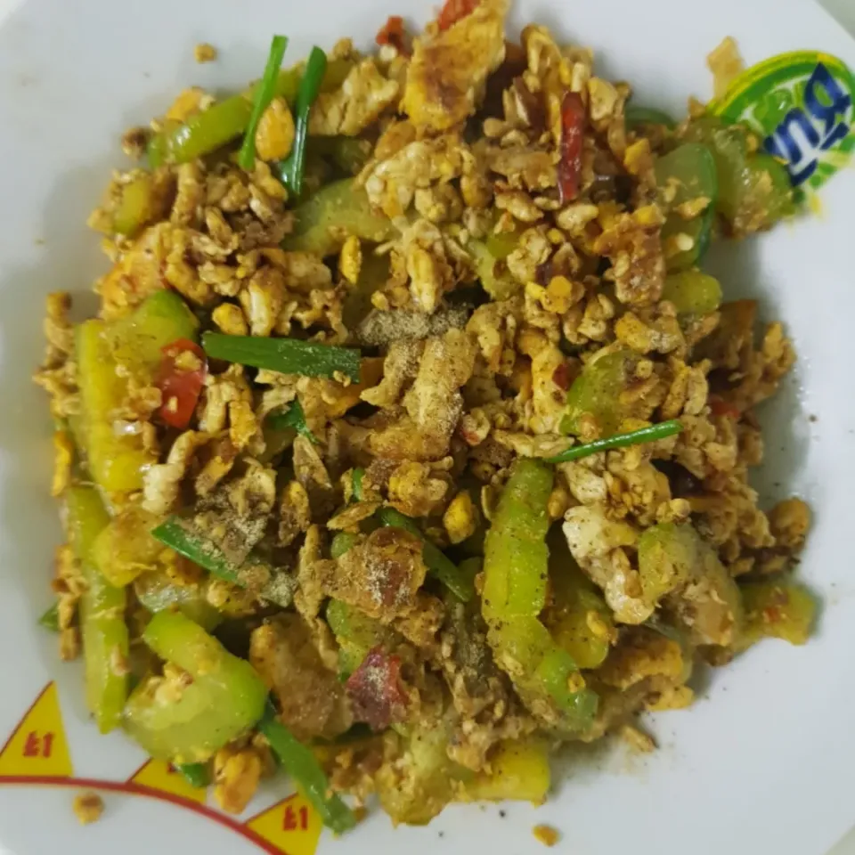 stir fry bitter gourd & egg|patcookingfeverパットさん