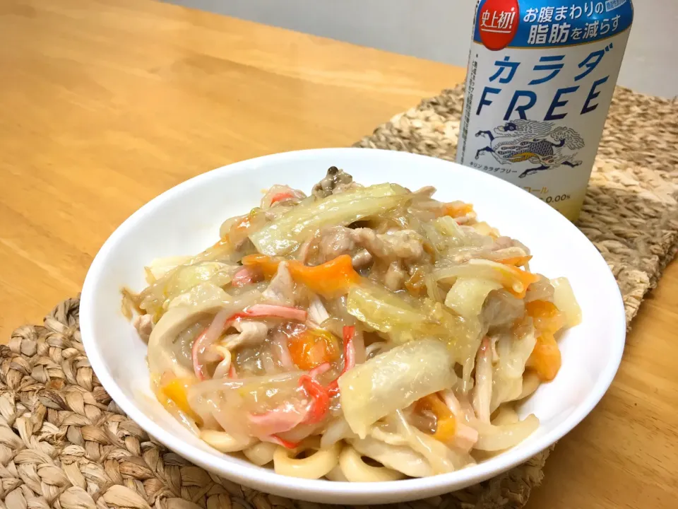 餡かけウースターソース和えうどん|gomanmaさん