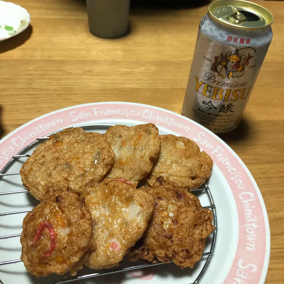 Snapdishの料理写真:手作りさつま揚げ|Hideko  Tanakaさん