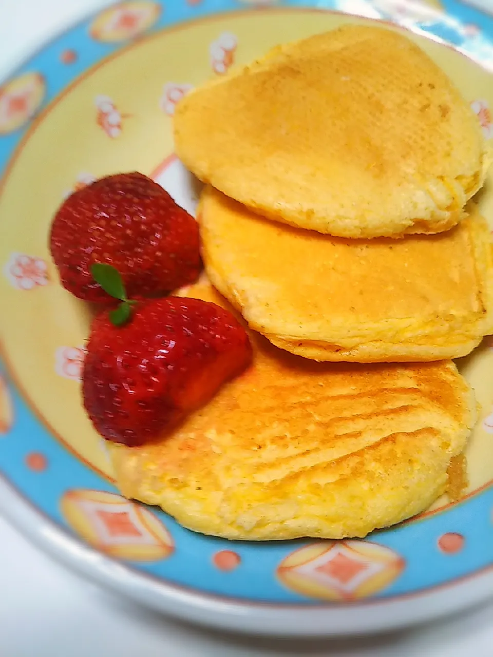 ふわふわ♪スフレパンケーキ|いちごあめさん