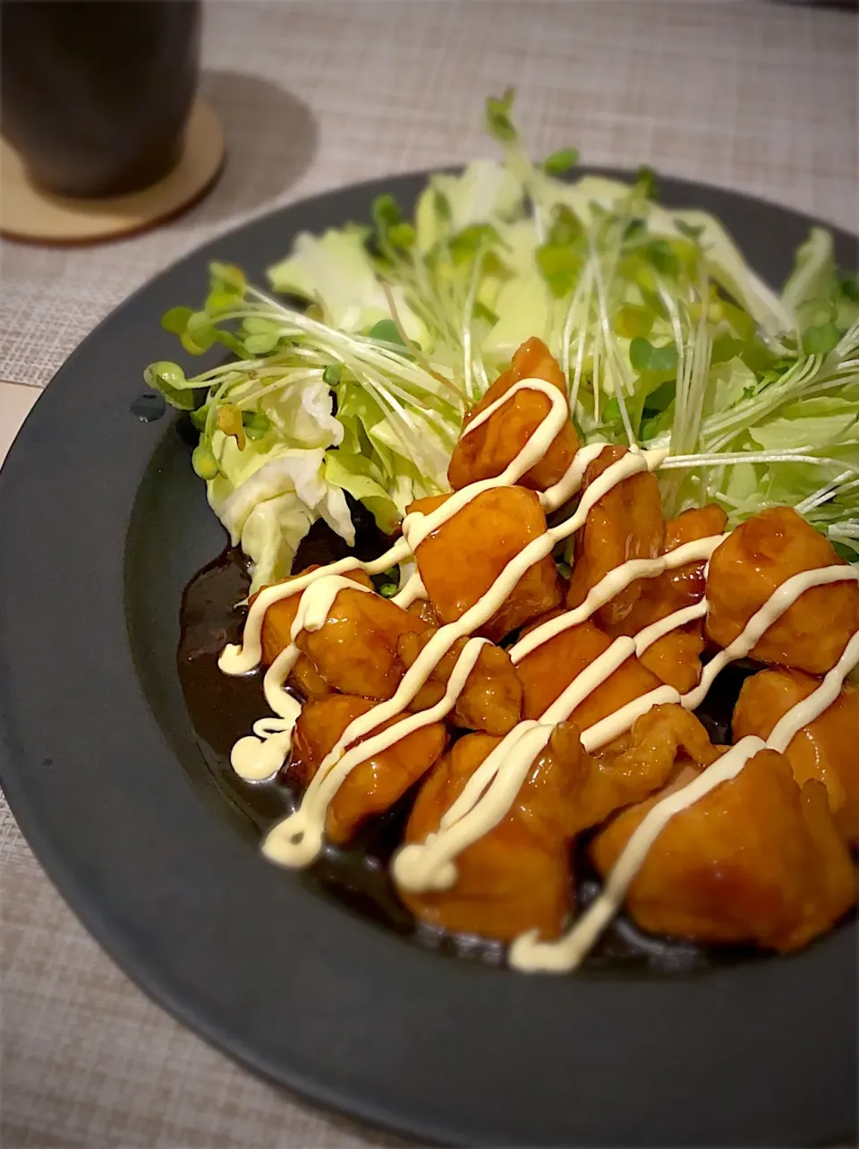 てりやきチキン|ぽんたさん