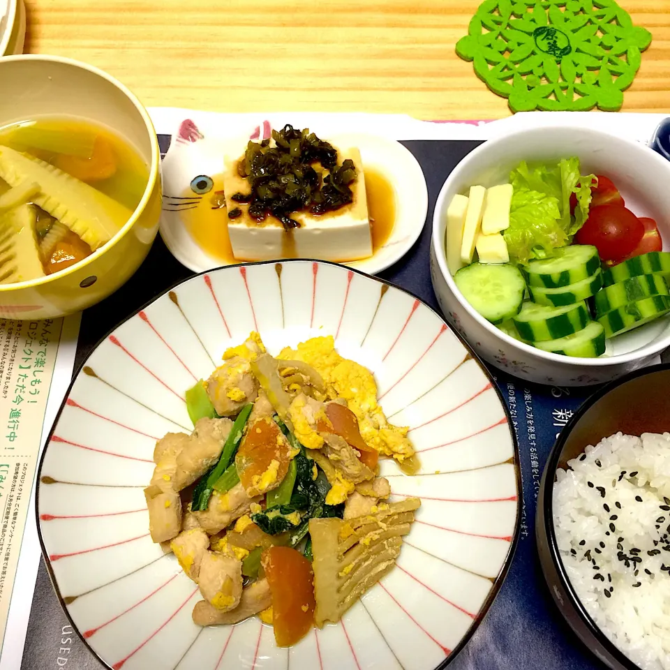 4歳児晩ご飯|さとう かおりさん