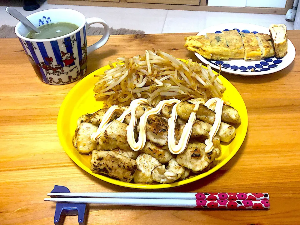 鶏むね肉のめんたいマヨ焼き|saknさん