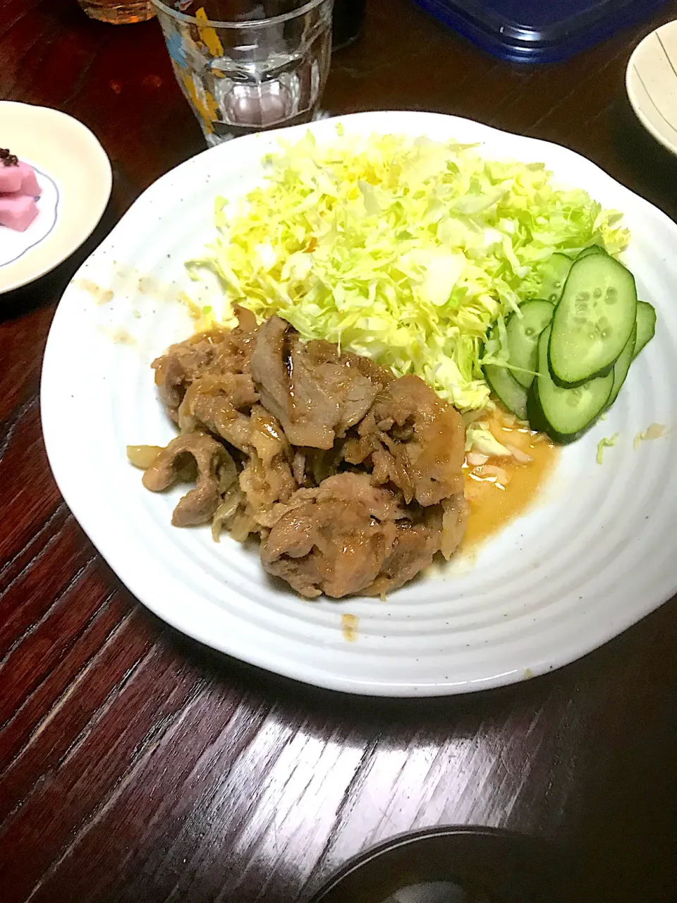 危うく、今晩も食べられちゃうところだった💦な生姜焼き定食|ちーさん