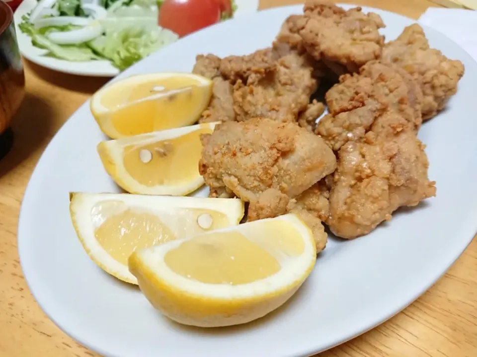 ☆*大豆粉でヘルシー唐揚げ*☆国産レモンでサッパリ🍋|Kanaさん