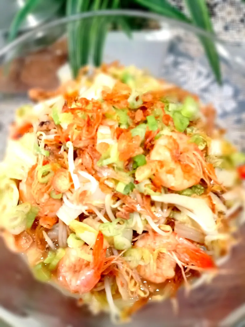 Snapdishの料理写真:Tumis Tauge Udang|Yuniarさん