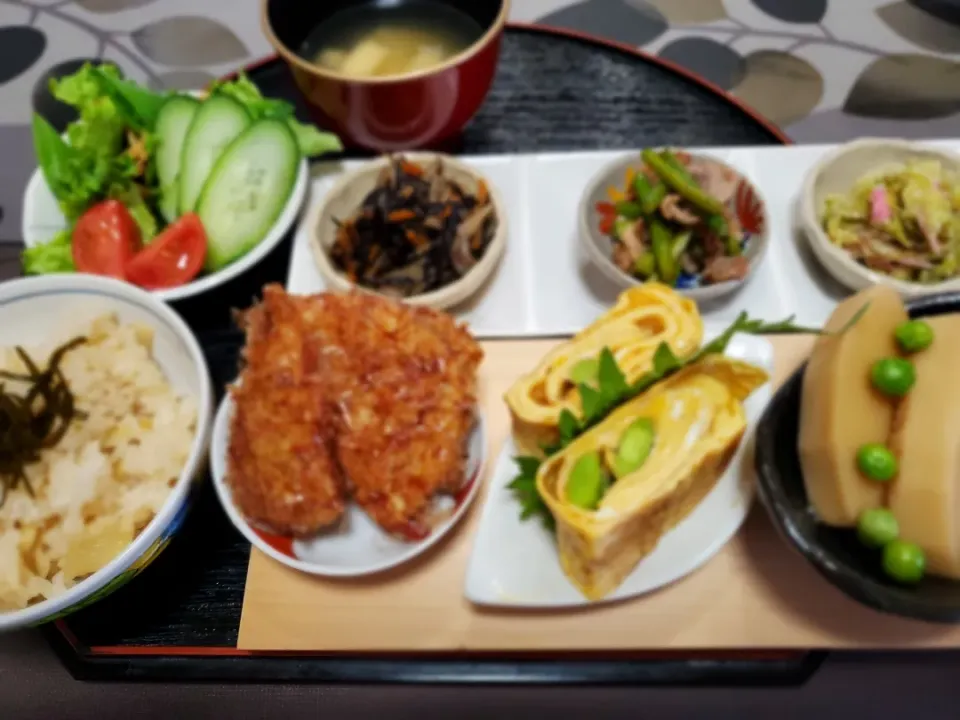 Snapdishの料理写真:今日の朝ご飯🍚|こまちさん