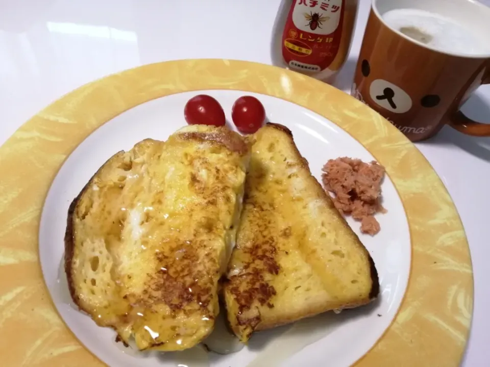 朝は、フレンチトースト🥚|Kojiさん