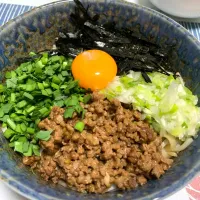 Snapdishの料理写真:台湾まぜそばのうどんver|みぅさん