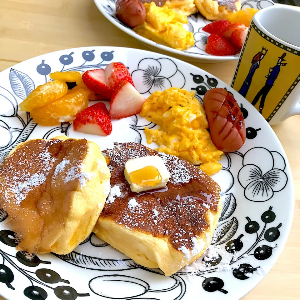 フワフワパンケーキセット🥞|Hironobuさん