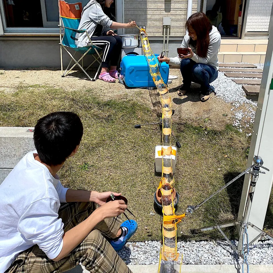 自家製流しそうめん|Kouji  Kobayashiさん