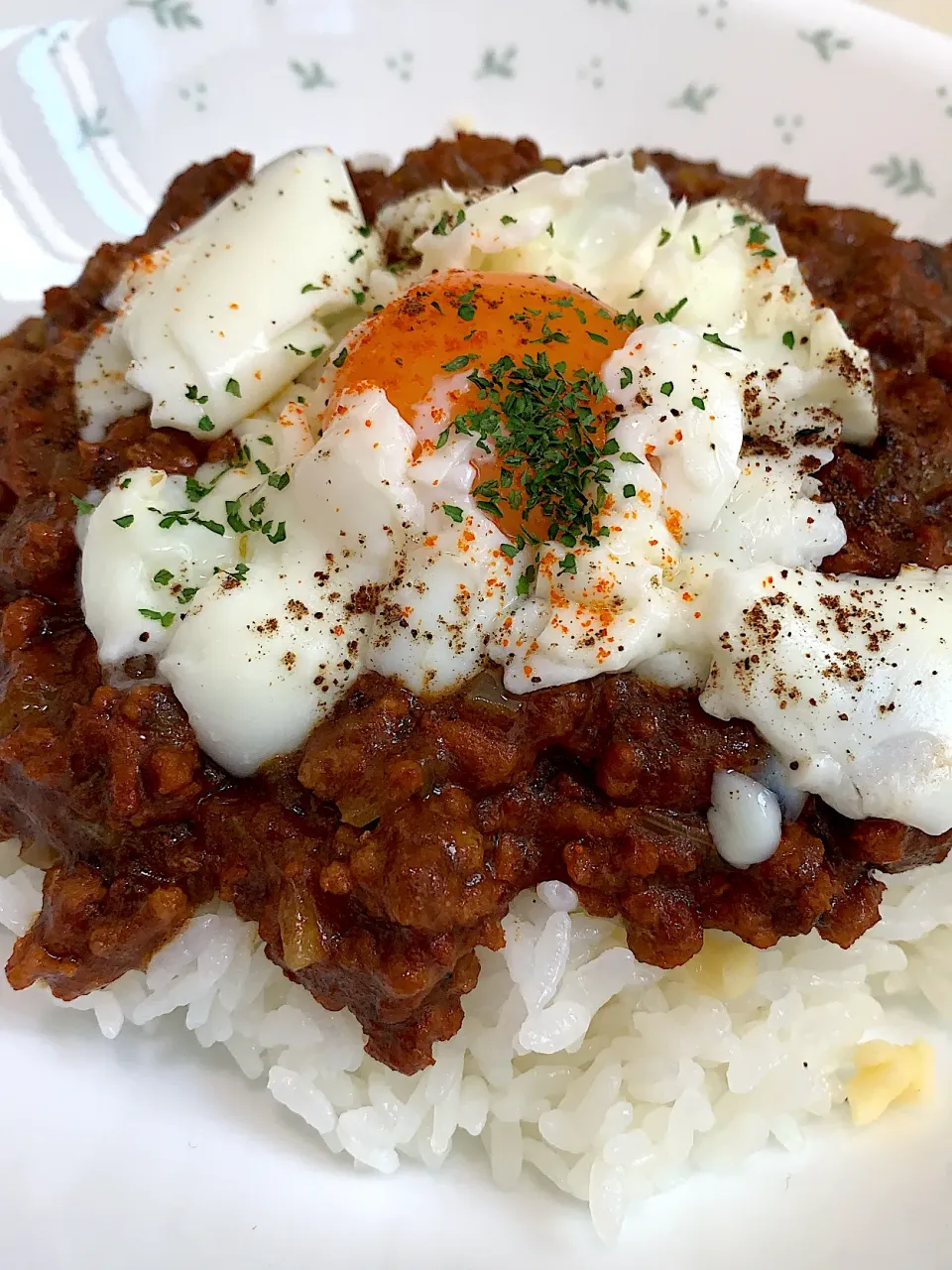 Snapdishの料理写真:レンジでキーマカレー|ヒデ‼︎ (イシカワ)さん