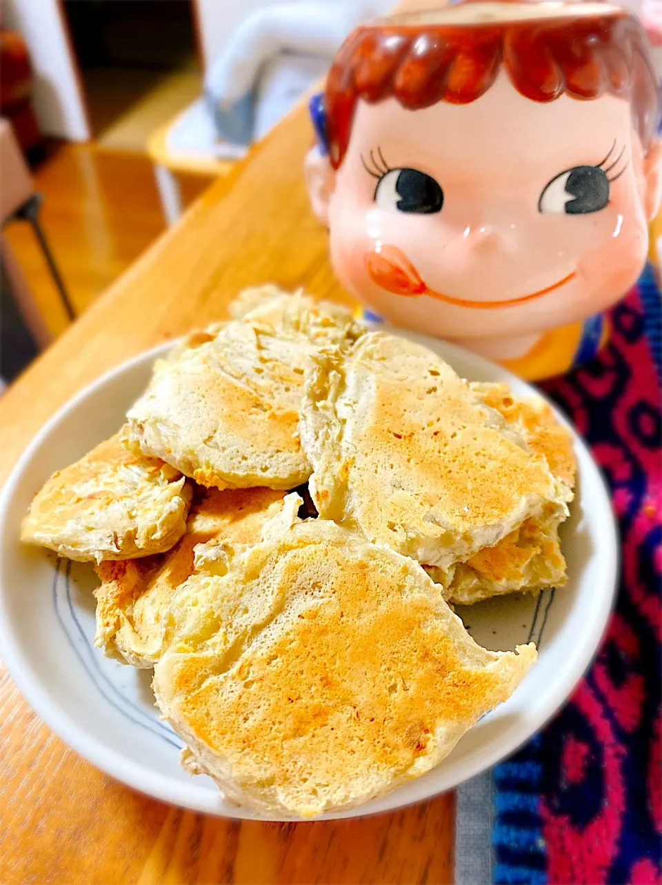 Snapdishの料理写真:手掴み食べシリーズ♡さつまいもとバナナのおやき。|ぽき。さん