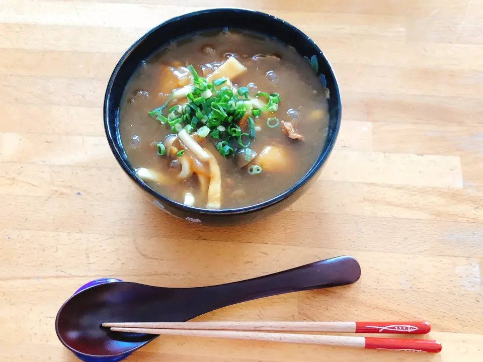 お昼ご飯🎵カレーうどん|kiyominさん