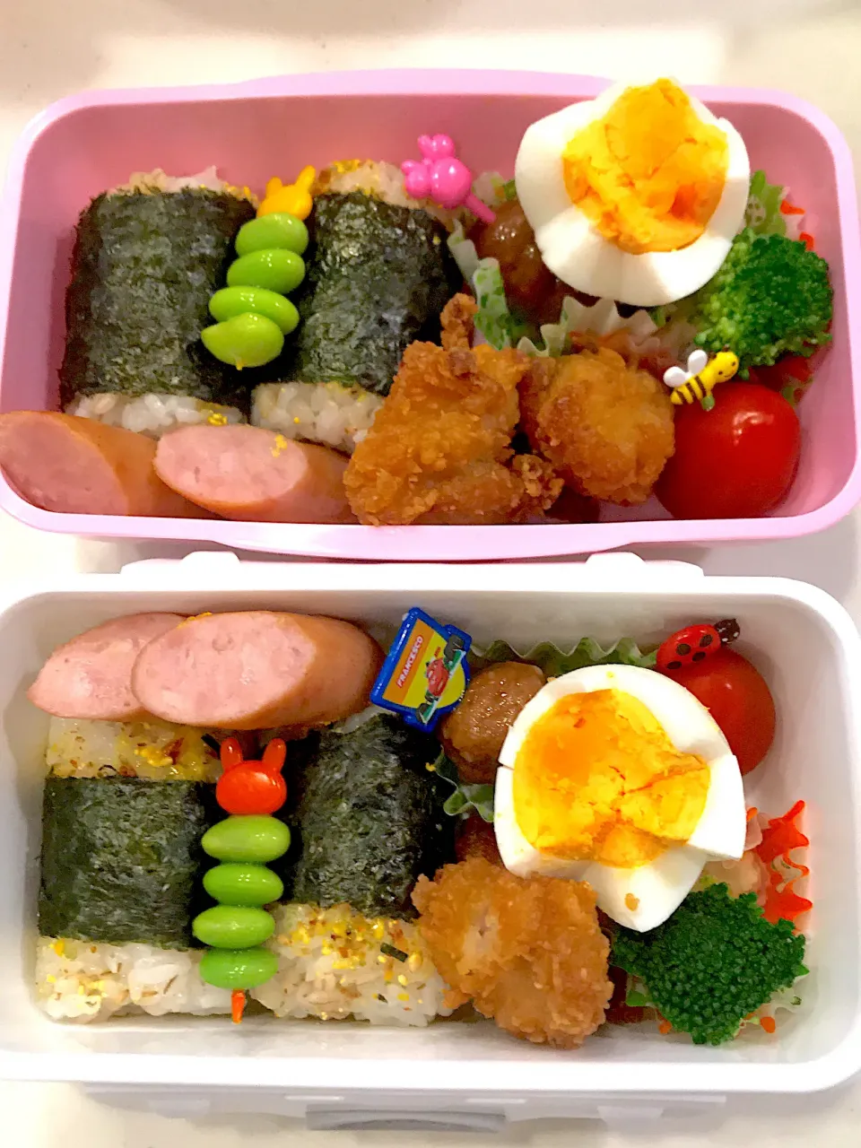 子ども希望のおにぎり弁当🍙🌸|Michiko Okamotoさん