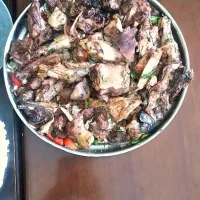 African stir fried  kienyeji chicken|melissaさん