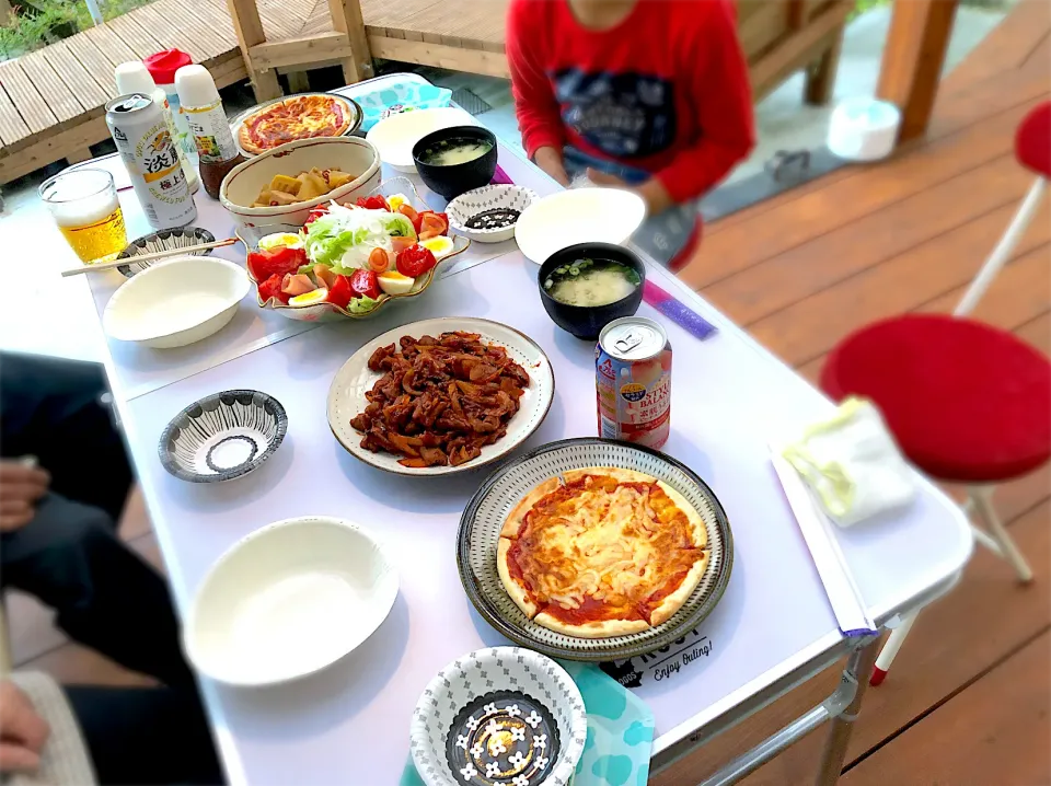 夕食はデッキで。|けんママさん