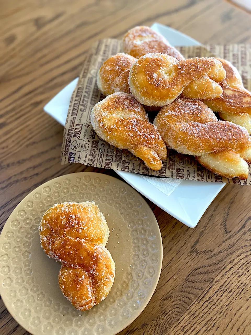 Snapdishの料理写真:ツイストドーナツ🍩のはずが…|shiichanさん