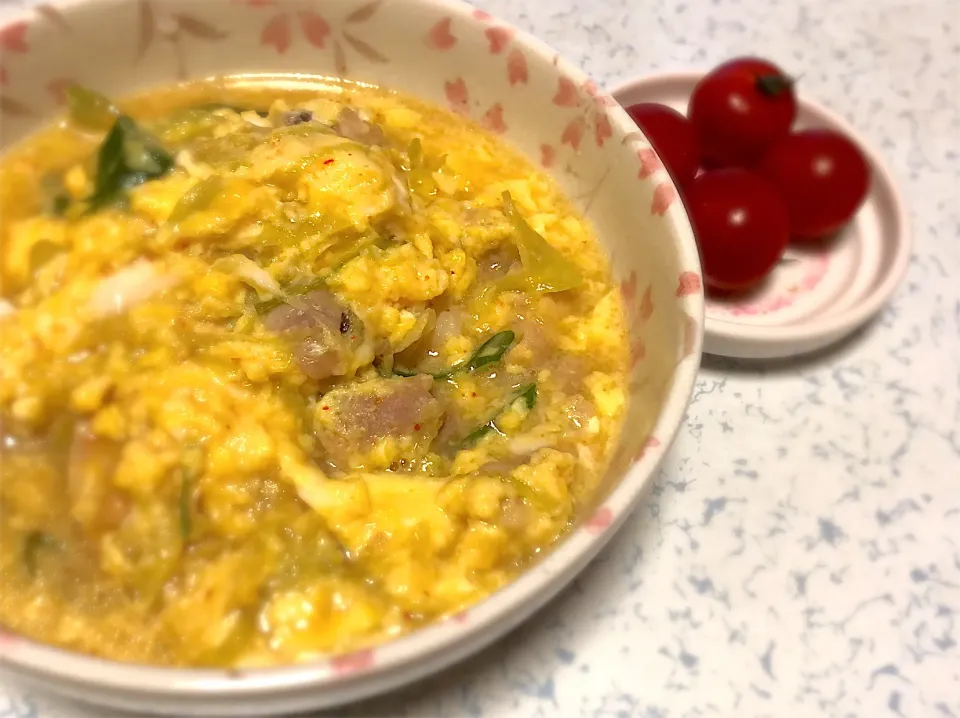 つゆだくすぎた系親子丼٩( ᐛ )و|ころさん