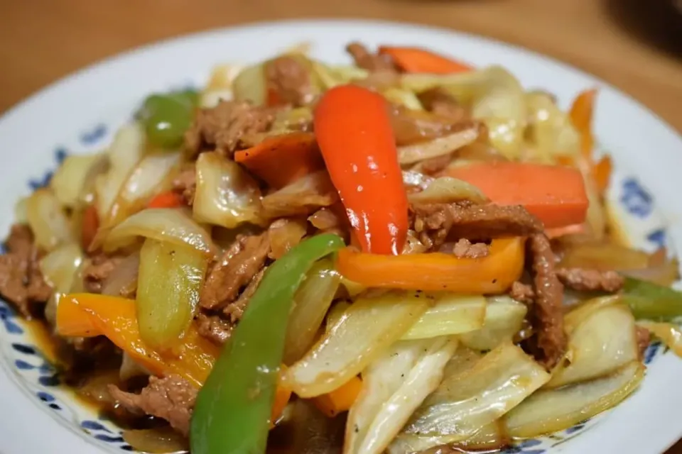 大豆のお肉の肉野菜炒め|うにんぱすさん